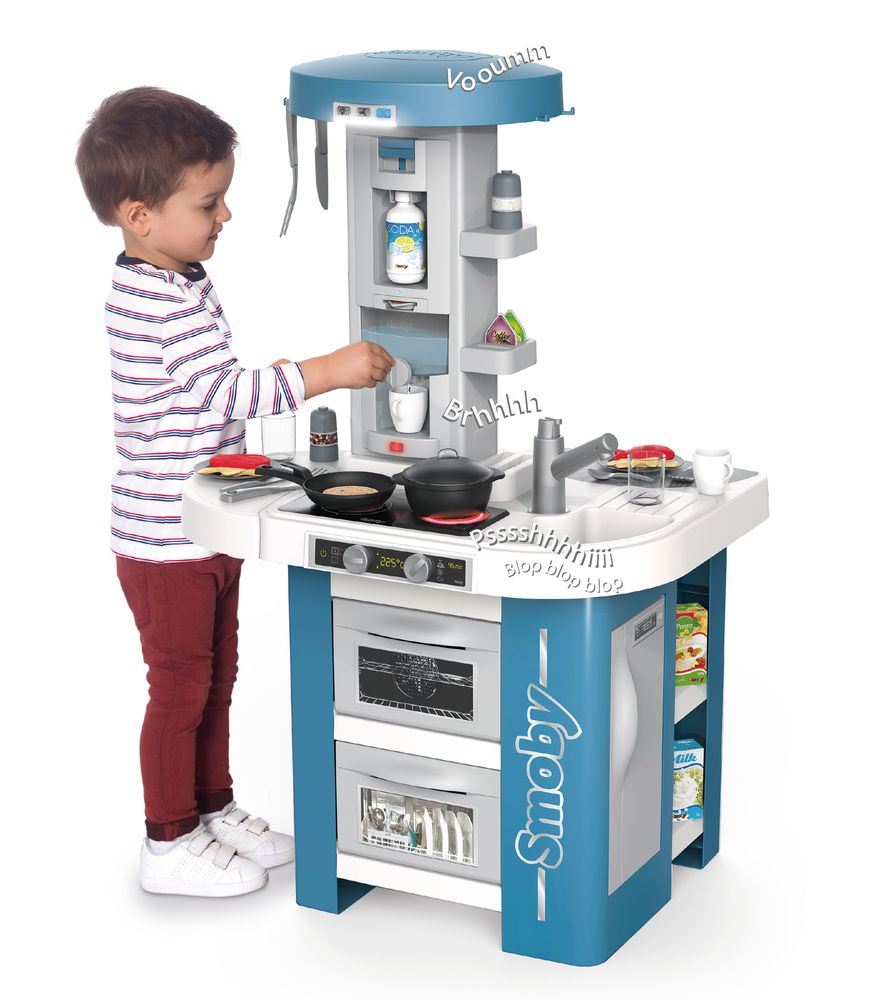 Детская Интерактивная Кухня Тек Едишн Smoby Toys Tech Edition со звуком, светом и аксессуарами 311052
