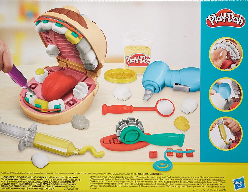 Набір пластиліну Містер Зубастик Стоматолог Play-Doh Drill 'n Fill Dentist Новинка! F1259