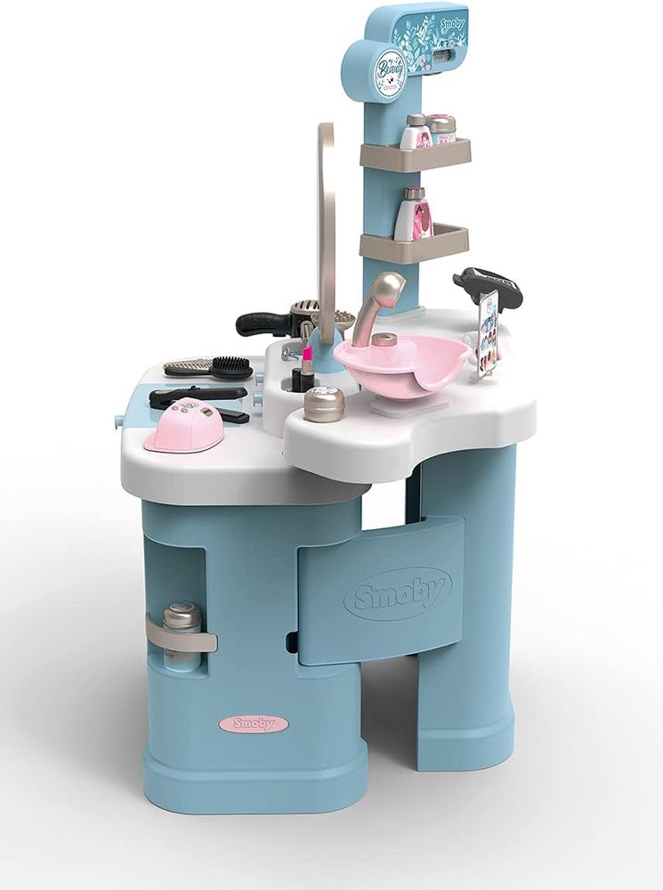 Ігровий набір Smoby Toys "Б'юті-салон краси" з набором косметики зі звуковими та світловими ефектами 32 аксесуари 320240