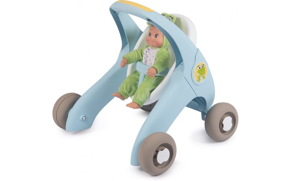 Дитячі ходунки, коляска для ляльок MiniKiss 3 в 1, Smoby 210207