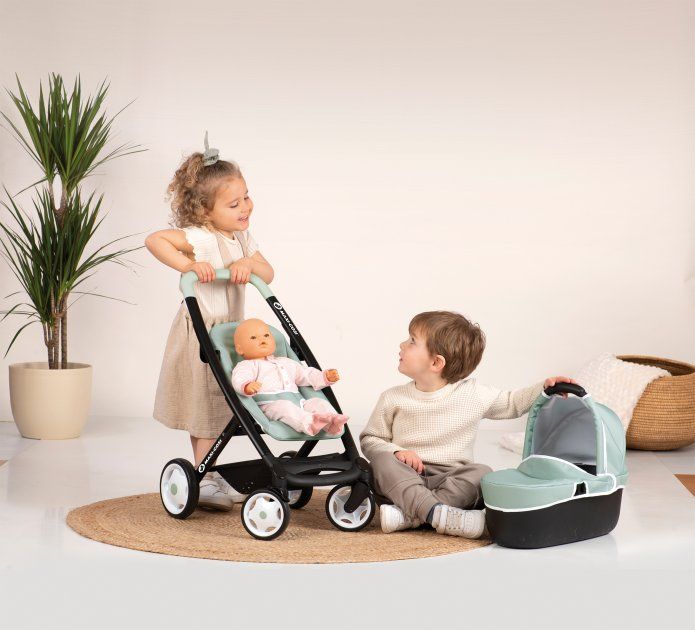 Детская коляска для куклы Smoby Toys Maxi-Cosi&Quinny 3 в 1 Мятная 253120