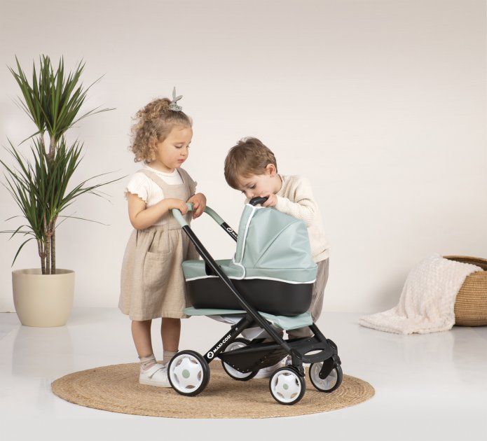 Детская коляска для куклы Smoby Toys Maxi-Cosi&Quinny 3 в 1 Мятная 253120