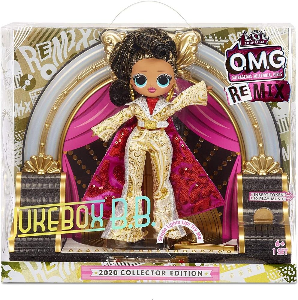 Колекційна Лялька LOL Surprise OMG Remix 2020 Collector Jukebox B. B ЛОЛ ОМГ Селебріті з музикою 569879
