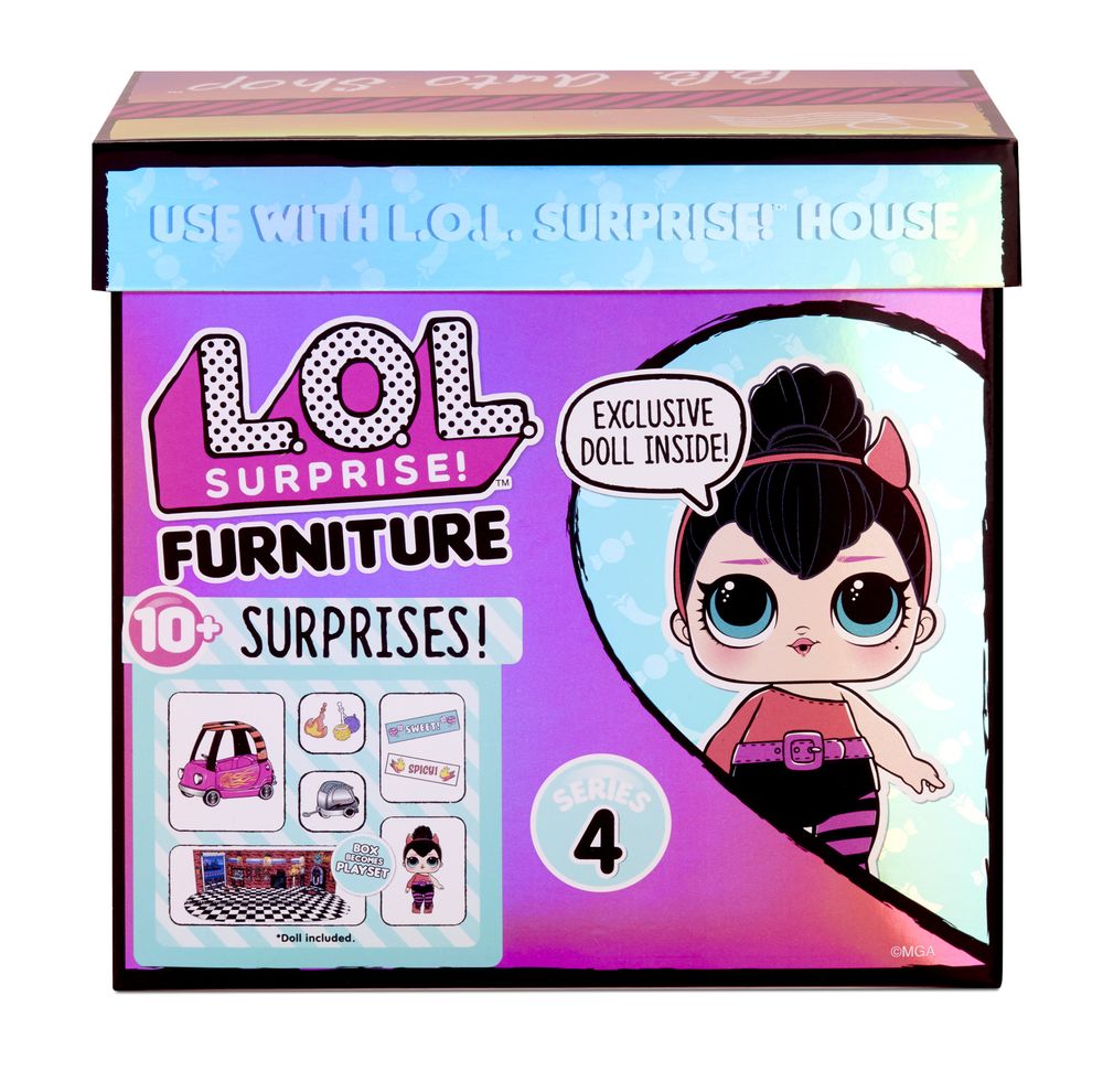 Игровой набор Лол Комната Перчинка с автомобилем LOL Surprise Furniture B.B. Auto Shop with Spice Doll 572619