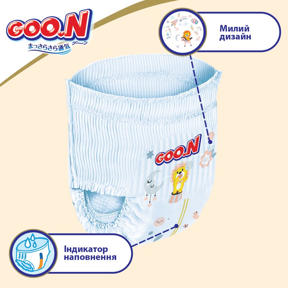 Трусики-подгузники Goo.N Premium Soft для детей (L, 9-14 кг, 44 шт) 863228
