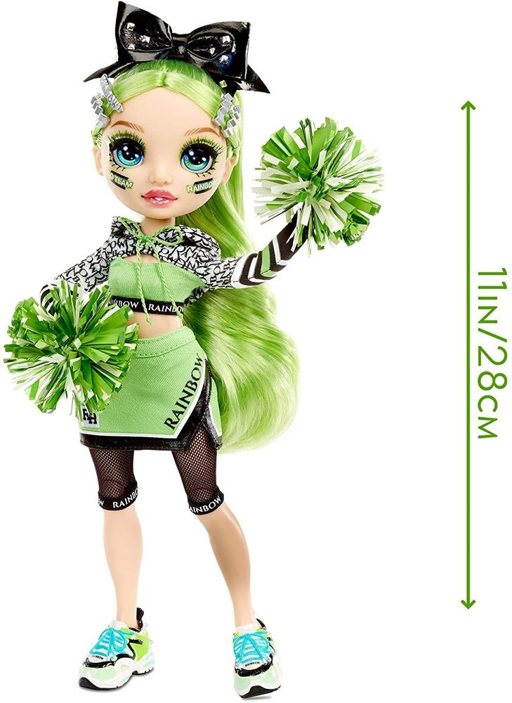 Лялька Рейнбоу Хай Джейд ЧерлідерRainbow High Jade Hunter Green Fashion Doll Cheerleader 572060