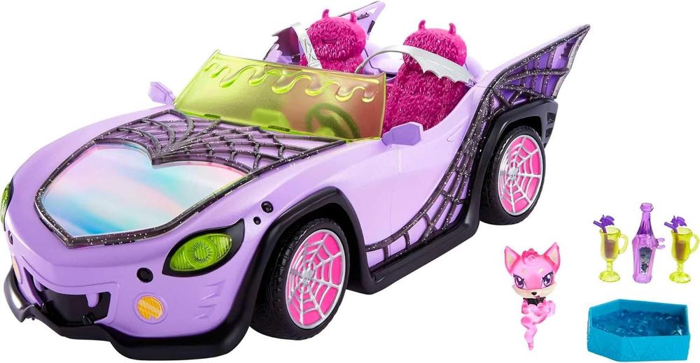 Машинка для ляльки Monster High Toy Car Монстро-мобіль (HHK63)