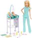 Кукла Барби Педиатр с новорожденными из серии " Я могу быть " Блондинка Barbie Careers You can be Baby Doctor