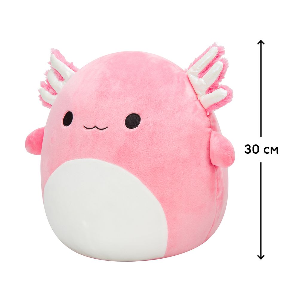 Мягкая игрушка Squishmallows – Аксолотль Арчи розовая (30 cm) SQCR04167
