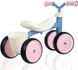 Беговел детский Smoby Toys металлический, четырехколесный розово-голубой (721401)