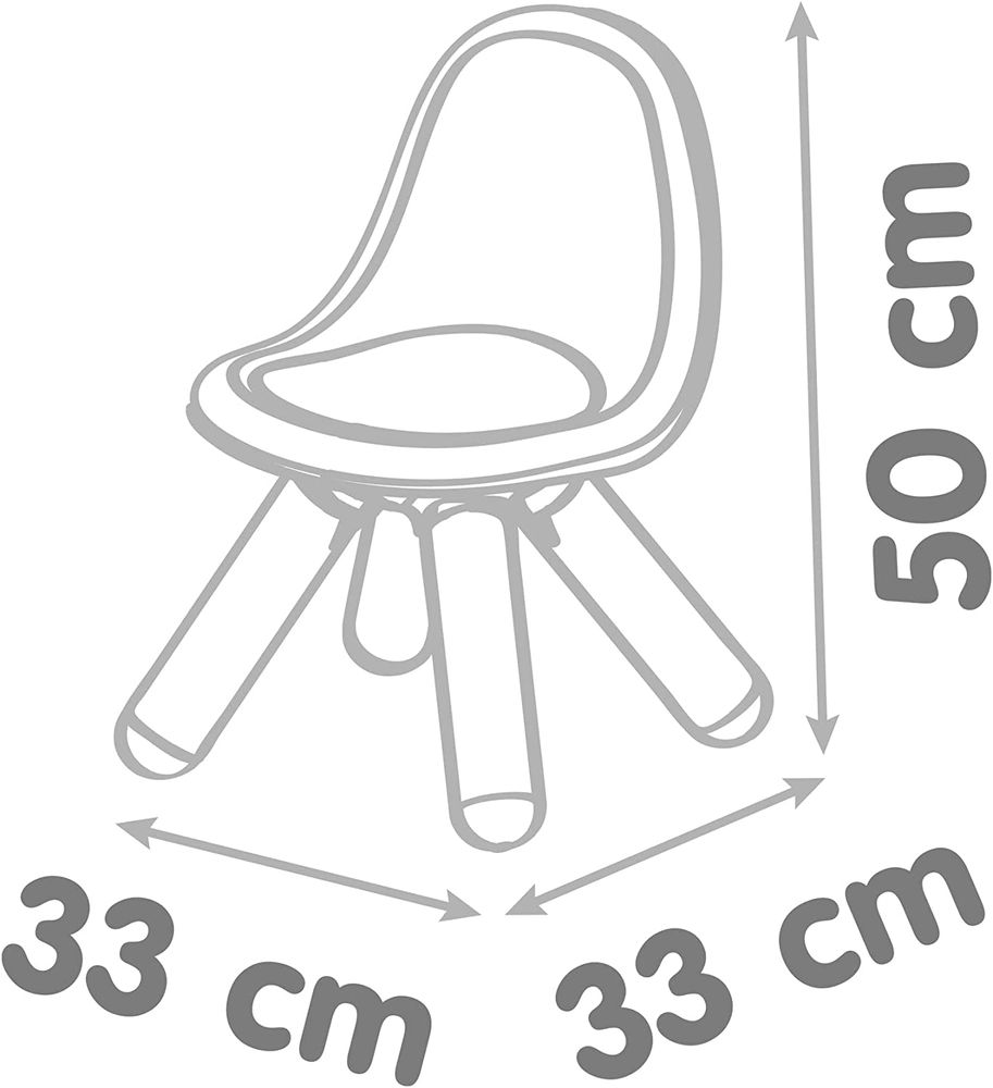 Дитячий стільчик зі спинкою SMOBY TOYS 18міс.+, 880112