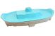 Песочница-бассейн кораблик Doloni Toys с крышкой 1505х784х380 мм серо-бирюзовая 03355/4