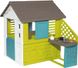 Игровой Домик Smoby Toys Maison Pretty Радужный с летней кухней 810722
