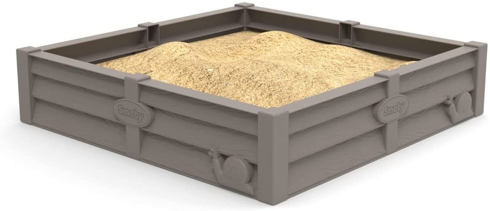 Детская песочница - грядка Smoby 2в1, 76x76 см, 2+ 850208
