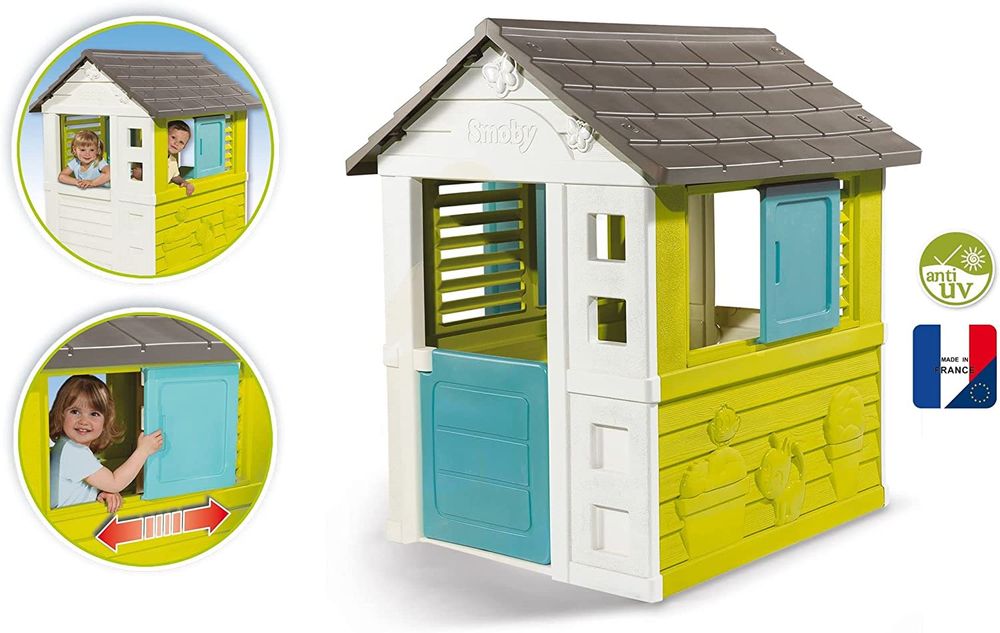 Игровой домик Smoby Toys Радужный со ставнями 110 х 98 х 127 см 810723