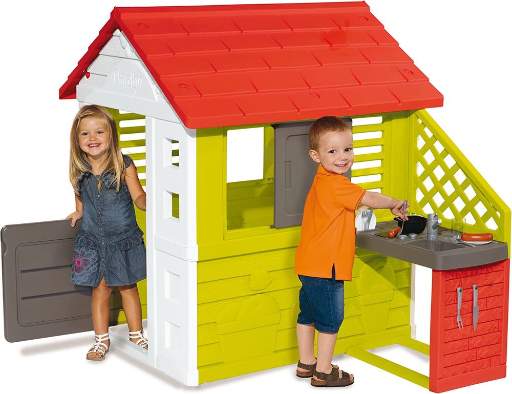 Игровой Домик Smoby Toys Солнечный с летней кухней 810713