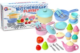 Детский кухонный набор посуды 49 предметов "Limited Edition" ТехноК 7723