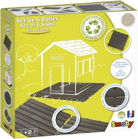 Набор элементов пола Smoby Toys для домика 45х45 см 6 шт 810907