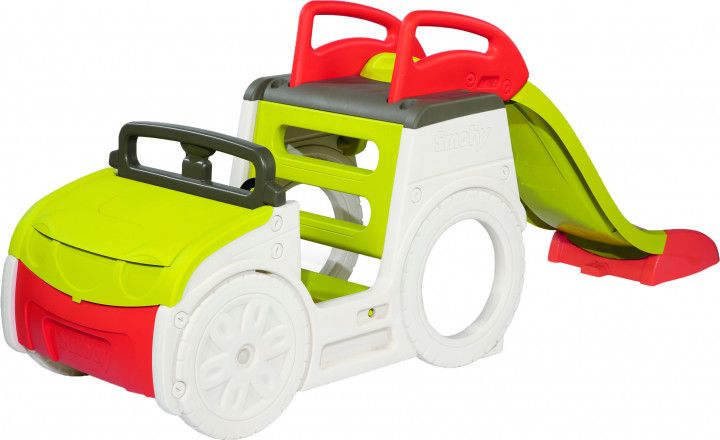 Игровой центр Smoby Toys Автомобиль путешественника с горкой и песочницей со звуковыми эффектами 840205