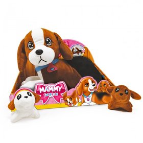 Мягкая коллекционная игрушка серии Big Dog – Собачка мама бигль с сюрпризом #sbabam 44/CN-23-2
