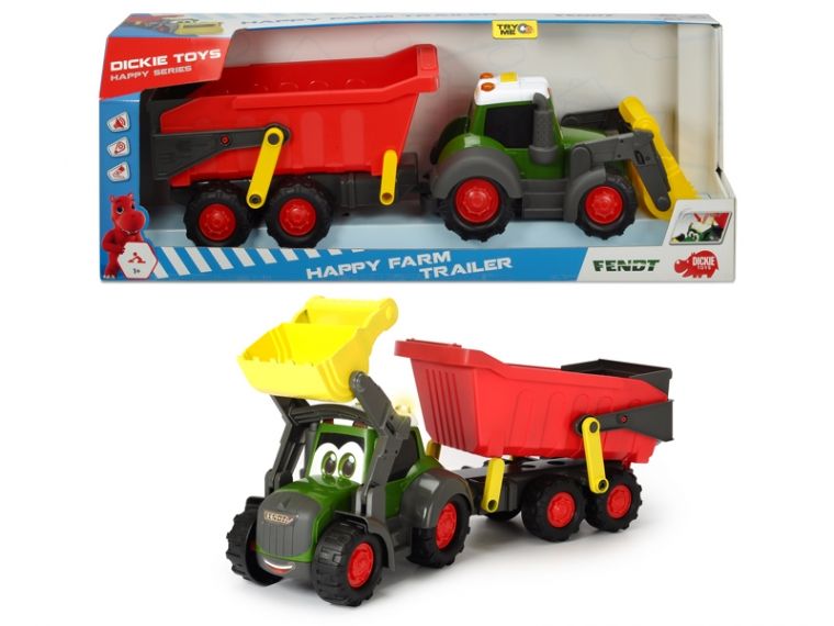 Трактор фермерский Dickie Toys Хэппи Фендт с подвижными частями 65 см 3819002