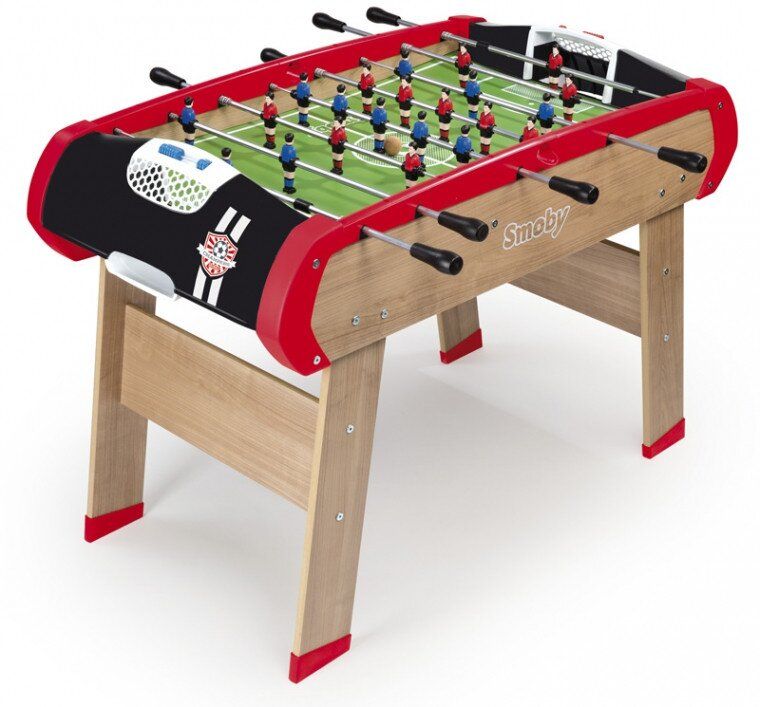 Деревянный полупрофессиональный футбольный стол "Чемпион" , Smoby Toys , 120х90х84 см, 8+, 620400