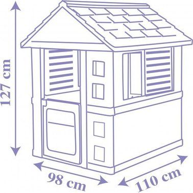 Игровой домик Smoby Frozen Garden House (810719)